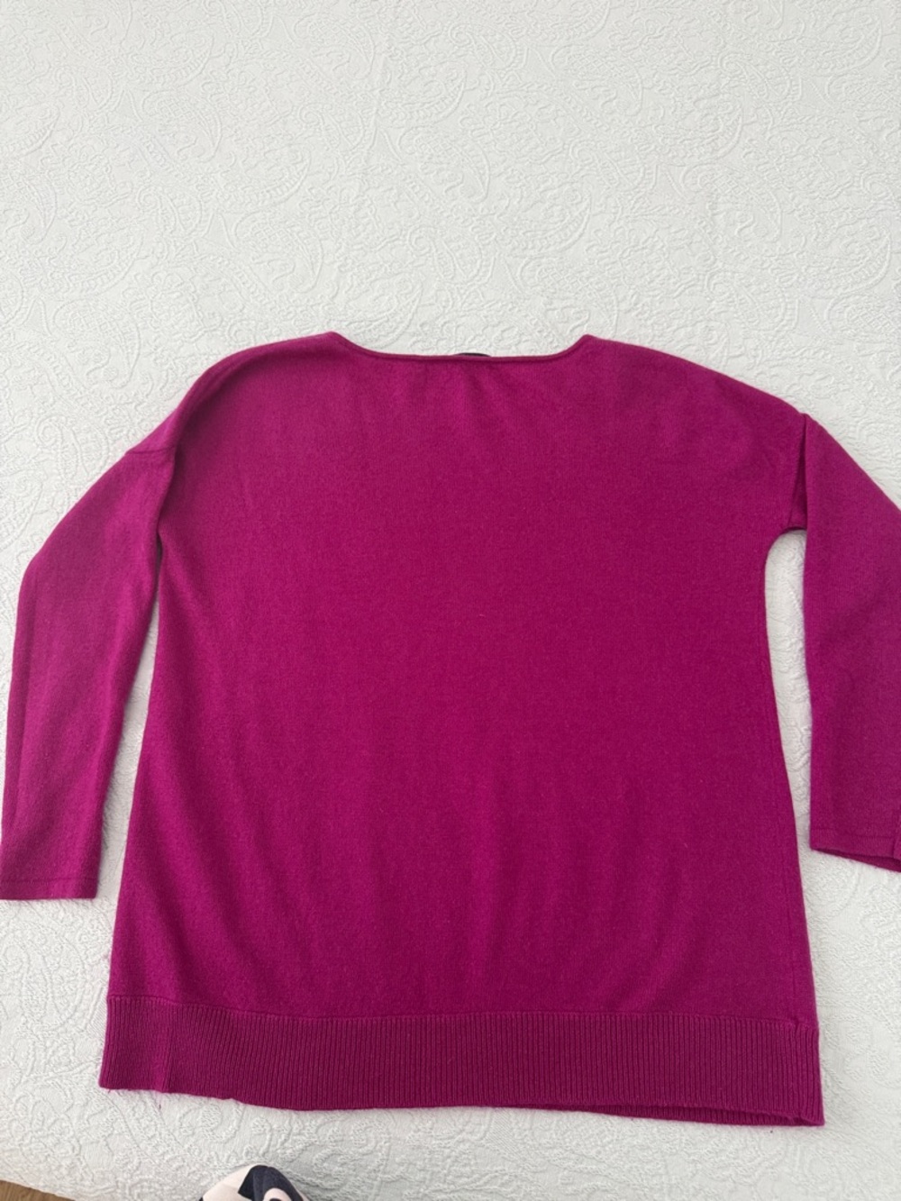 Diane Von Furstenberg magenta (berry) oversized Crewneck Sweater